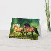 Droom Team- IJslandse Paarden Kaart (Voorkant)