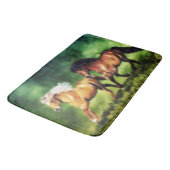 Droom Team IJslandse Paarden lopen Badmat (Gekanteld)