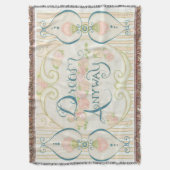 Droom toch gooien deken (Voorkant Verticaal)