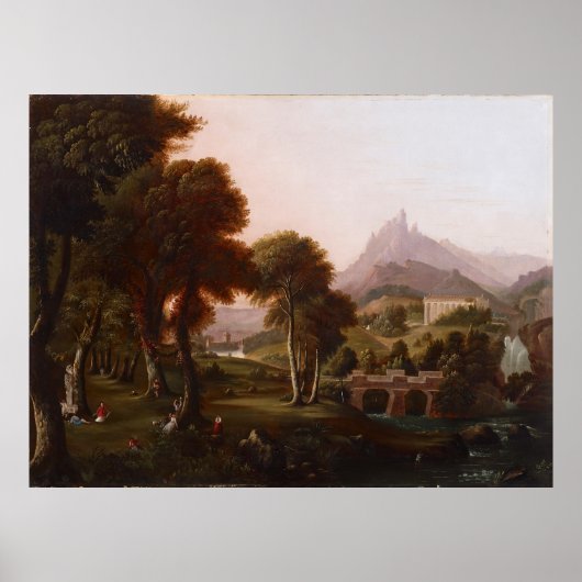 Droom van Arcadia (1838) - Thomas Cole Poster (Voorkant)
