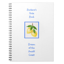 Droom van de Amalfi Coast CUSTOM Notitieboek