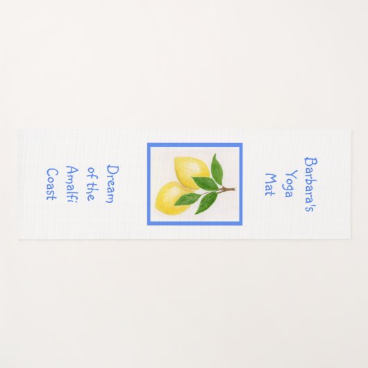 Droom van de Amalfi Coast CUSTOM Yogamat (Voorkant (horizontaal))