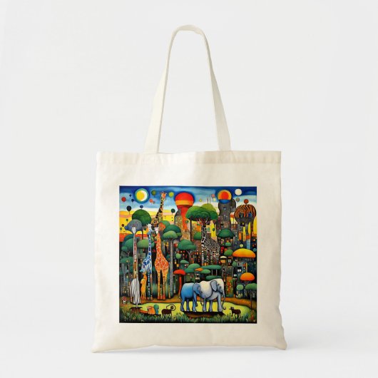 Droom van de dierentuin 2 tote bag (Voorkant)
