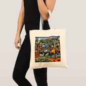 Droom van de dierentuin 3 tote bag (Voorkant (product))