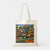 Droom van de dierentuin 3 tote bag (Achterkant)