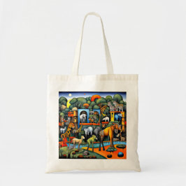 Droom van de dierentuin 3 tote bag