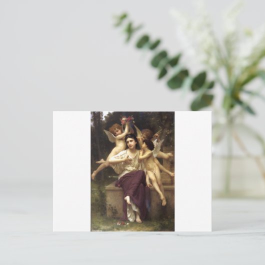 Droom van de Lente door William-Adolphe Bouguereau Briefkaart (Staand voorkant)