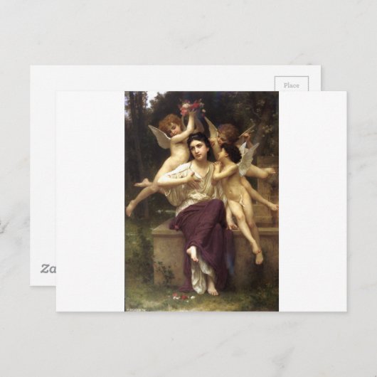 Droom van de Lente door William-Adolphe Bouguereau Briefkaart (Voorkant / Achterkant)