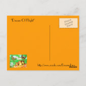 droom van de vlucht - Vintage Briefkaart (Achterkant)