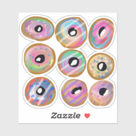 Droom van een doughnutliefhebber sticker