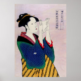 Droom van een Geisha Oude Japanse stijl Poster