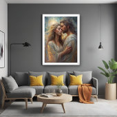 Droom van Ethische Geliefden Romantische Olieposte Poster