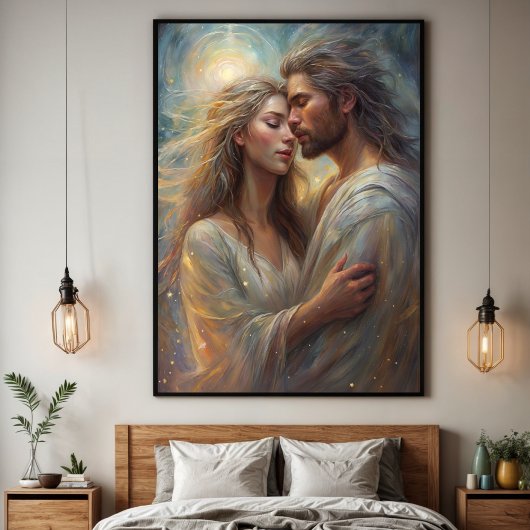 Droom van Ethische Geliefden Romantische Olieposte Poster