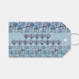 Droom van herten Vakantie Cadeaulabel