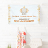 Droom van Kleine Pinda – Olifant Baby Shower Spandoek (Insitu)
