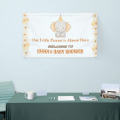 Droom van Kleine Pinda – Olifant Baby Shower Spandoek (Beurs)