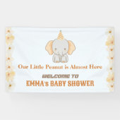 Droom van Kleine Pinda – Olifant Baby Shower Spandoek (Horizontaal)