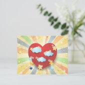 droom van liefde briefkaart (Staand voorkant)