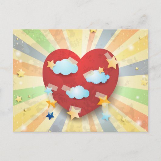 droom van liefde briefkaart (Voorkant)