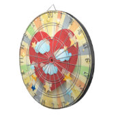 droom van liefde dartbord (Voorkant Rechts)