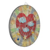 droom van liefde dartbord (Voorkant Links)
