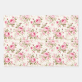 Droom van Roze Rozen Inpakpapier Vel (Voorkant)