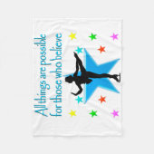 DROOM VAN SCHAATSEN FLEECE DEKEN (Voorkant)