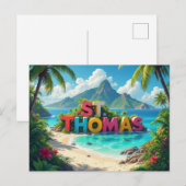 Droom van St. Thomas Briefkaart (Voorkant / Achterkant)