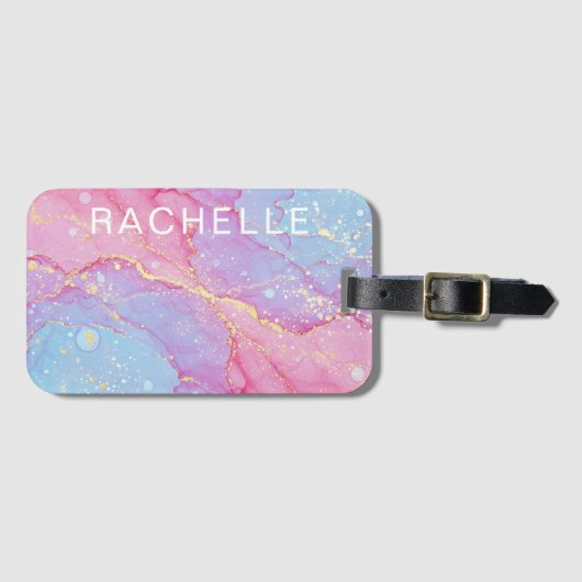 Droom van Suikerspin Bagagelabel (Voorkant (horizontaal))