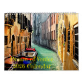DROOM VAN VENETIE 2026 Kalender (Hoes)