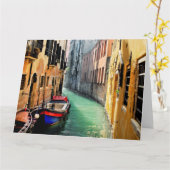 DROOM VAN VENTIICE Folded Wenskaart Kaart (Gele Bloem)