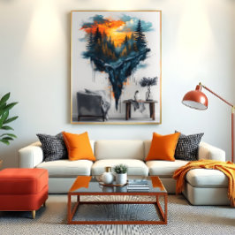 Droom van Zwevend Bos Poster