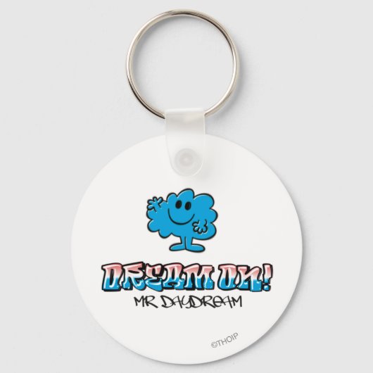 Droom verder met Mr Daydream Sleutelhanger (Voorkant)