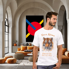 Droom verder - Niets is echt | Cyberpunk Tiger Art T-shirt