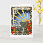 DROOM VI van de LIBEL (Zonsondergang Koan in Kaart (Gele Bloem)