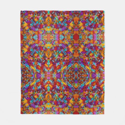 Droom vol confetti fleece deken (Voorkant)