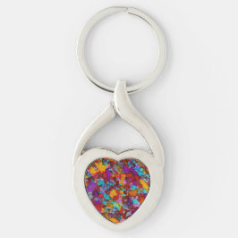 Droom vol confetti sleutelhanger