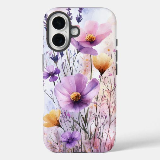 droom waterverf Lavendel Bloom Telefoonhoes Case-Mate iPhone Case (Achterkant)