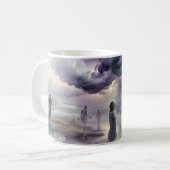Droom Waterverf Storm Etherische Figuren Mok (Voorkant links)