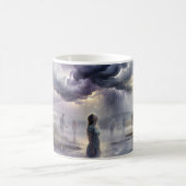 Droom Waterverf Storm Etherische Figuren Mok (Center)