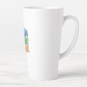 Droom Werk Bereik – Motiverend Succes T-Shirt Latte Mok
