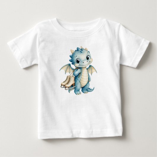 Droom Winter Babydraak met Schaatsen (Voorkant)