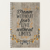 Droom zonder Angst Spiraal Planner (Voorkant)