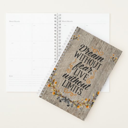 Droom zonder Angst Spiraal Planner (Display)