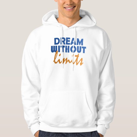 Droom zonder grenzen hoodie (Voorkant)
