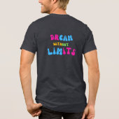 Droom Zonder Grenzen Tri-Blend Shirt (Achterkant)