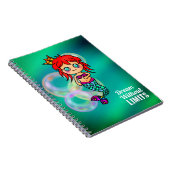 Droom Zonder Grenzen Zeemeermin School Mooie Oceaa Notitieboek (Rechterzijde)