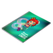 Droom Zonder Grenzen Zeemeermin School Mooie Oceaa Notitieboek (Linkerzijde)