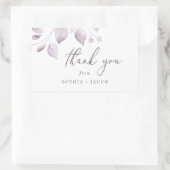 Droomachtig gebladerte dank u rechthoekige Sticker (Tas)