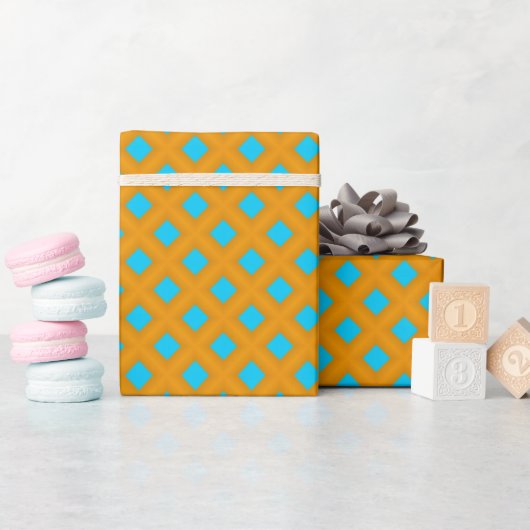 Droomachtig geometrisch inpakpapier (Baby Shower)